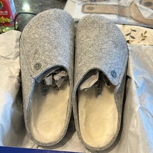 Birkenstock Gray Wool slipper/shoe